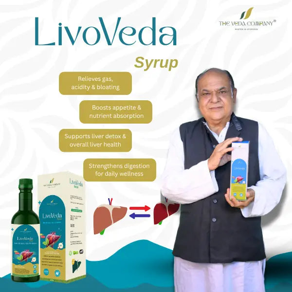 LivoVeda Syrup- Best herbal liver care syrup online