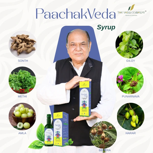 PaachakVeda Syrup - Natural remedy for constipation and bloating