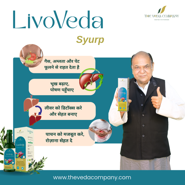 🌿 LivoVeda Syrup – Everyday Ayurvedic Care for Liver & Digestion