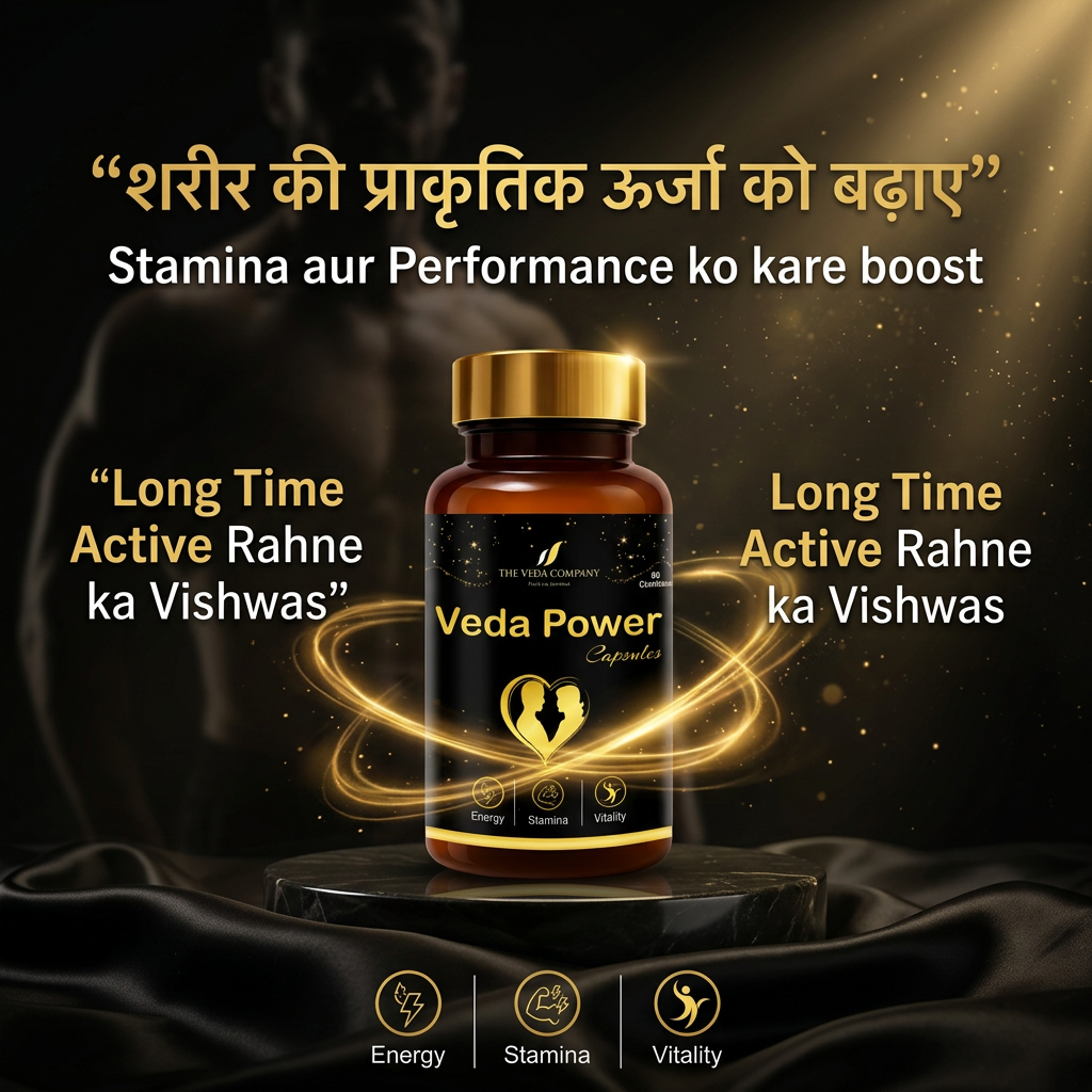 Veda Power Capsules (Veda Men's Massage Oil) Combo Set