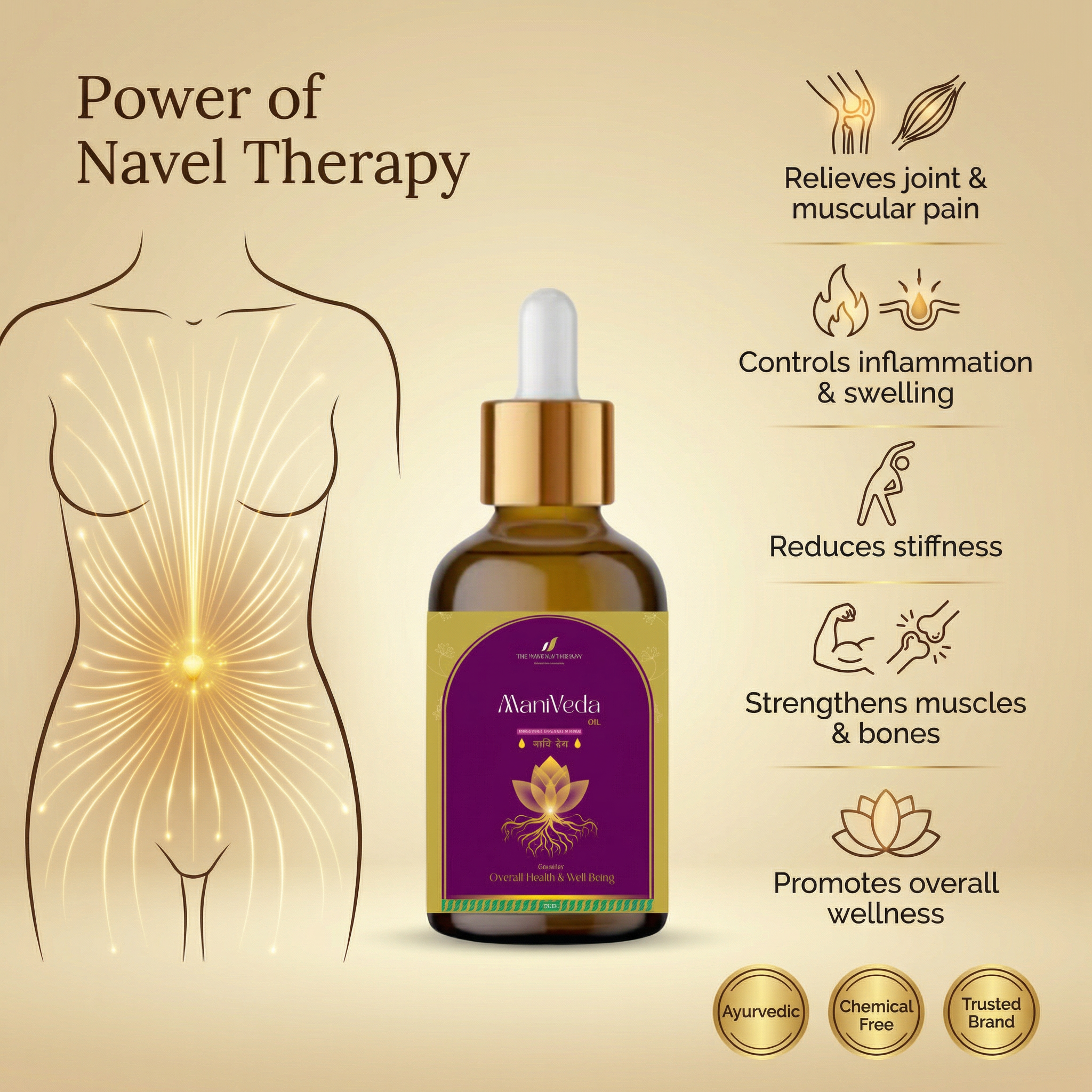 🦵 ManiVeda Oil